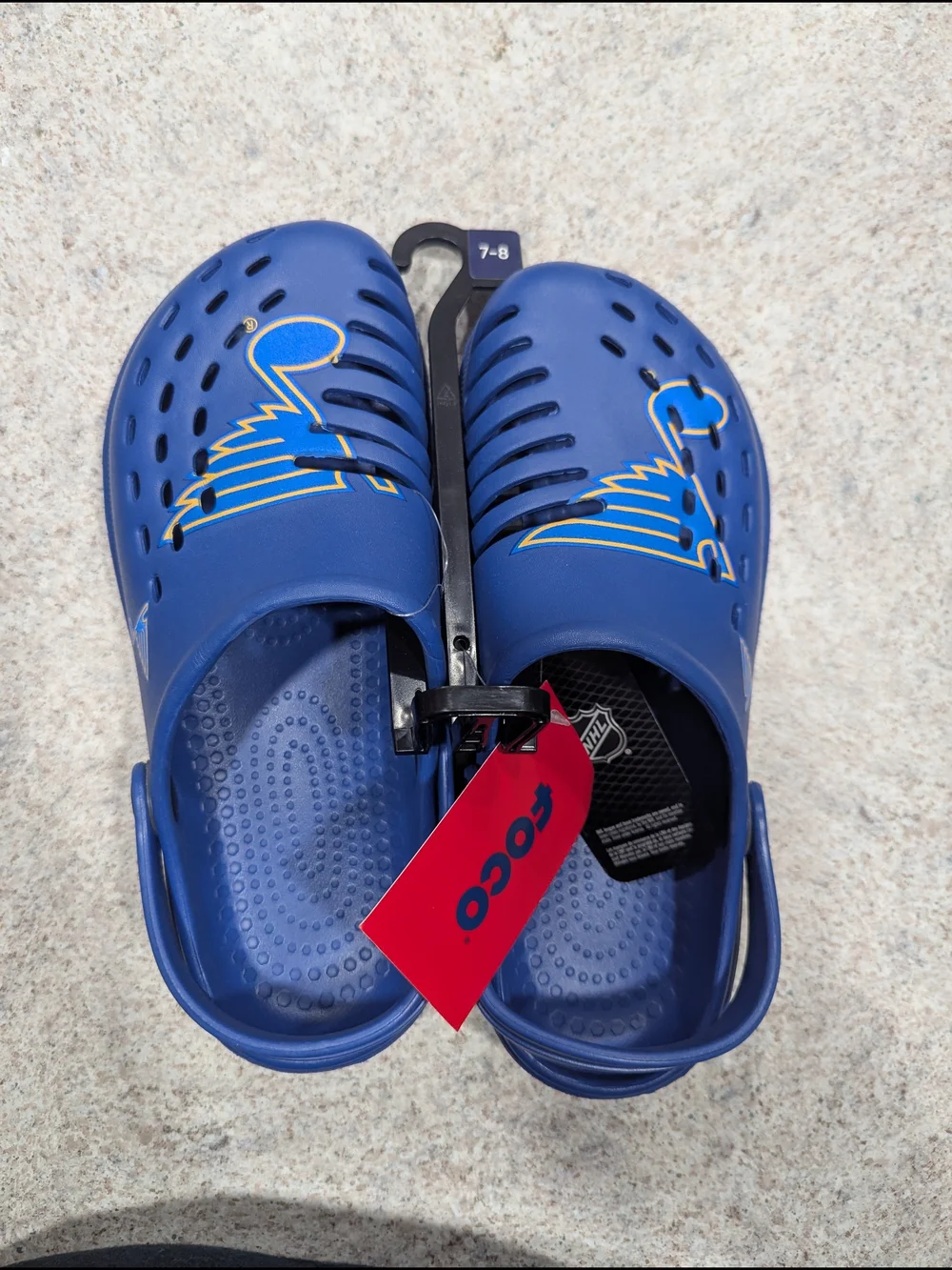 St. Louis Blues Clog Shoes Men's 7-8